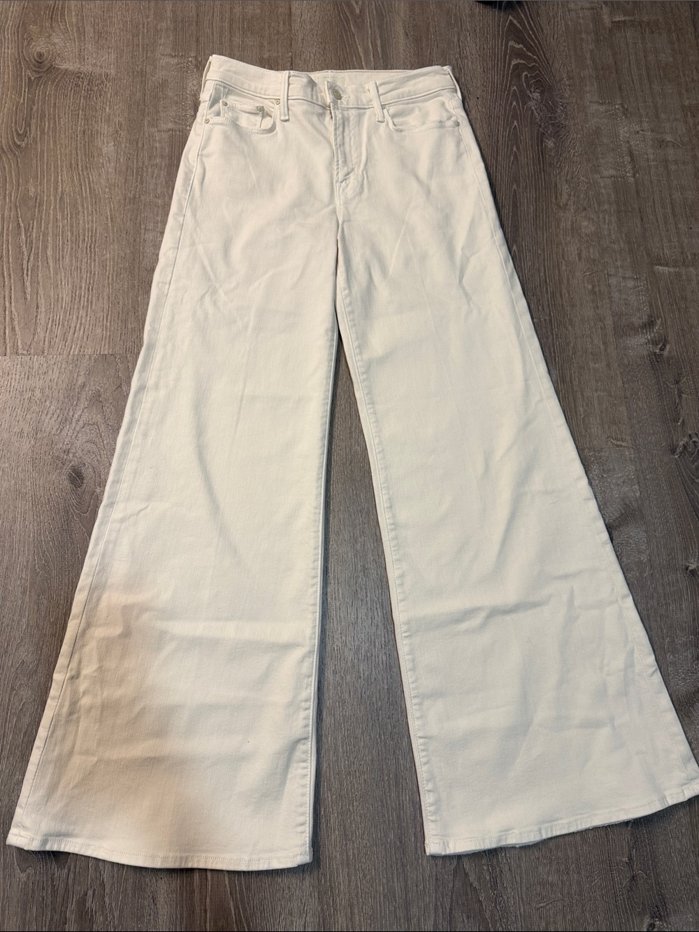 MOTHER THE TWISTER SKIMP JEAN IN CREAM PUFFS size 28 - Picture 9 of 10